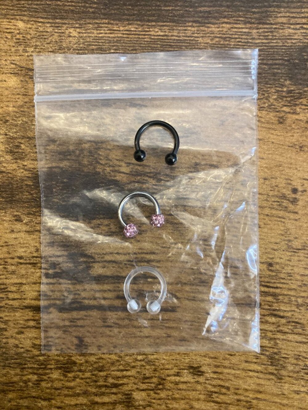 Three Horseshoe earrings